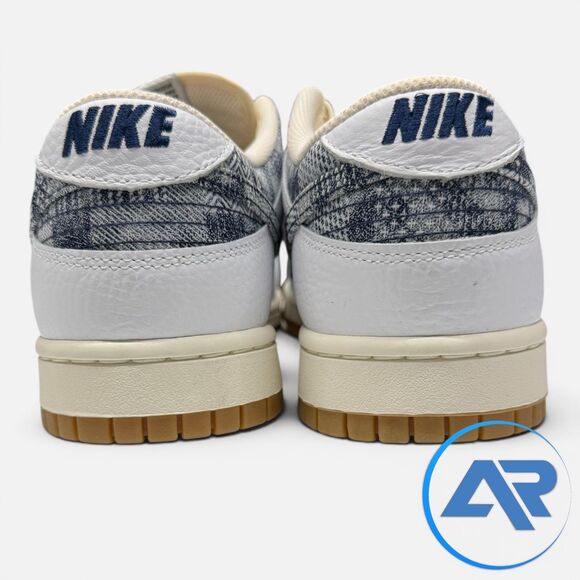 Nike Dunk Low \'Washed Denim\' Men’s Size 11 Shoes White Midnight Navy FN6881-100 main image 7